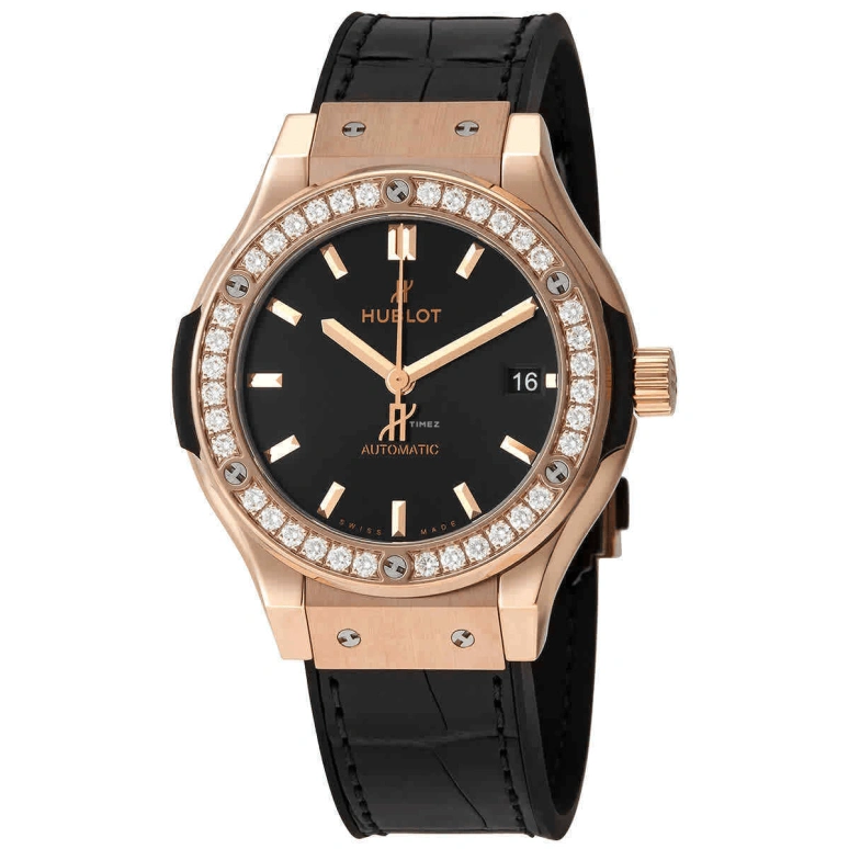 Hublot,Classic Fusion 38mm,38mm,KING GOLD,Black,Automatic,42hours,In-house Caliber,565,565.OX.1480.LR.1204