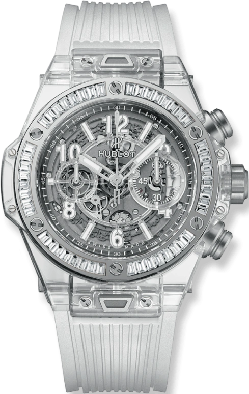 Hublot,Big Bang 45mm,45mm,Titanium,White Gold,Sapphire,Skeleton,Automatic,Chronograph,Date,Flyback,Hollow Out,72hours,In-house Caliber,411,411.JX.4802.RT.1904