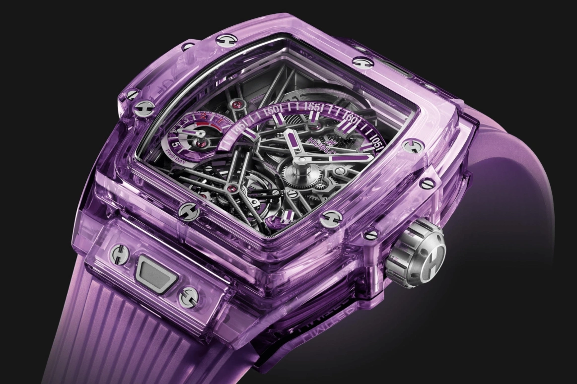 Hublot,Spirit of Big Bang 42mm,42mm,Sapphire,Purple,Chronograph,Power Reserve Indicator,Tourbillon,645,645.JM.0120.RT