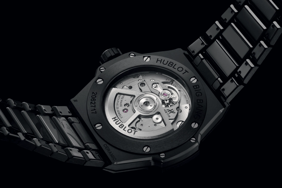 Hublot,Big Bang 38mm,38mm,Ceramic,Black,Automatic,Day,48hours,457,457.CX.1270.CX