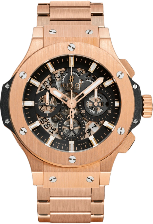 Hublot,Big Bang 44mm,44mm,Rose Gold,Black,Gold,Automatic,Chronograph,Day,311,311.PX.1180.PX