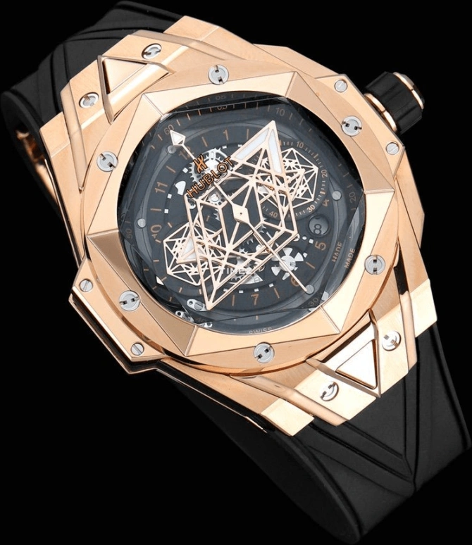 Hublot,Big Bang 45mm,45mm,KING GOLD,Titanium Gold,Black,Automatic,Chronograph,Day,Flyback,Retrograde,72hours,In-house Caliber,418,418.OX.1108.RX.MXM19