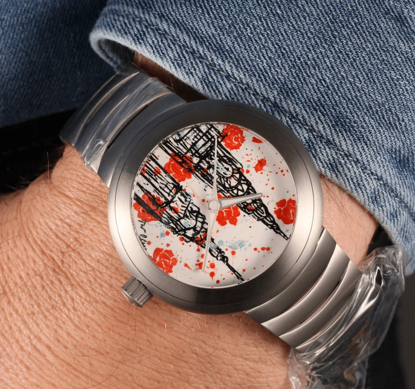 艾克宝,Horopod 44毫米,44毫米,钛,多色,自动上弦,圆形,钛灰色,Spring Back