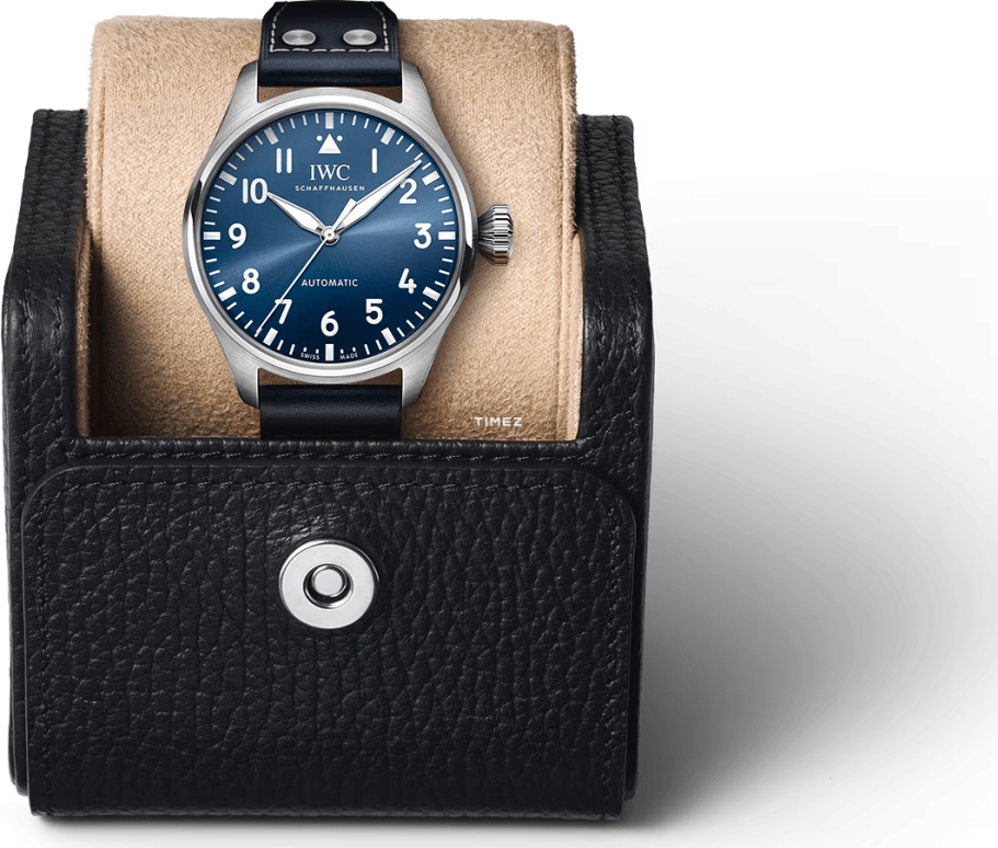 IWC,Big Pilot 43mm,43mm,Stainless Steel,Blue,Automatic,60hours,In-house Caliber,Timothée Chalamet,IW329303