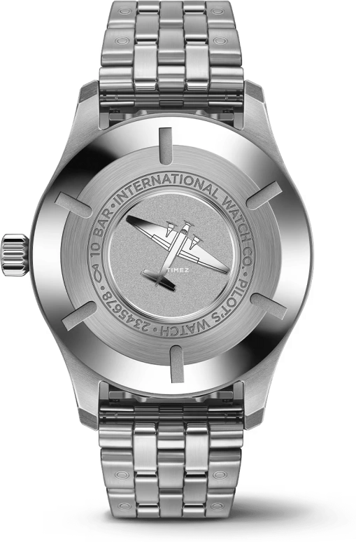 IWC,Pilot 40mm,40mm,Stainless Steel,Luminous,Blue,Automatic,Day,120hours,IW328204