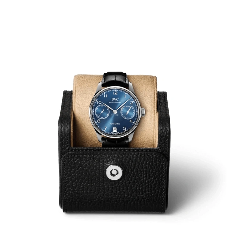 IWC,Portugieser 42.30mm,42.30mm,Stainless Steel,Blue,Automatic,Chronograph,Date,Power Reserve Indicator,IW500710