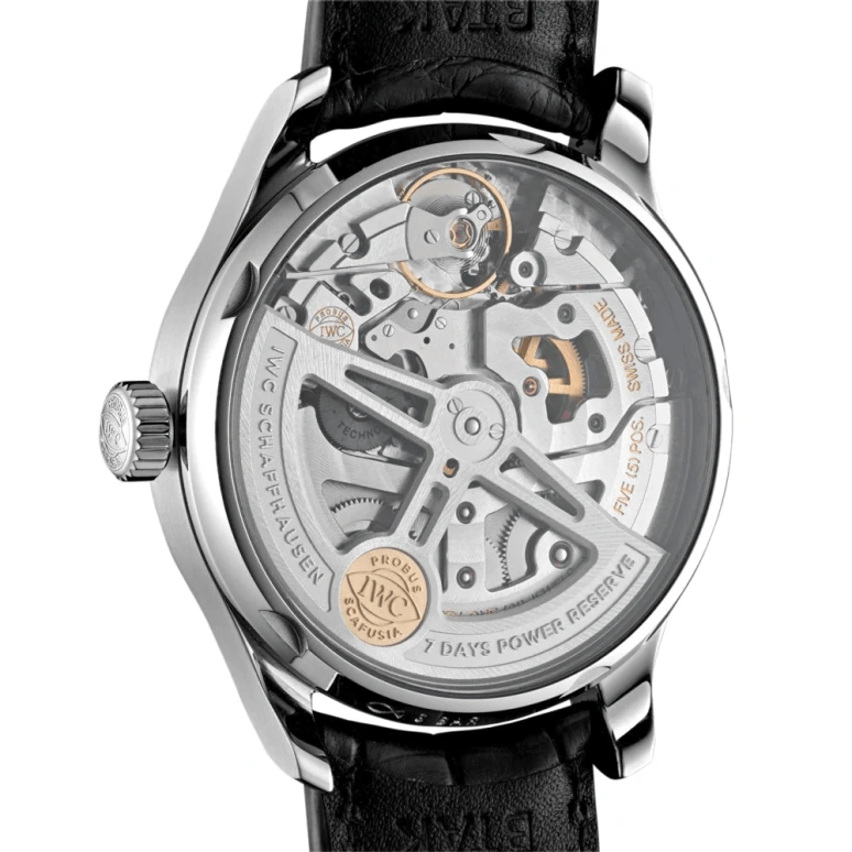 IWC,Portugieser 42.30mm,42.30mm,Stainless Steel,Blue,Automatic,Chronograph,Date,Power Reserve Indicator,IW500710