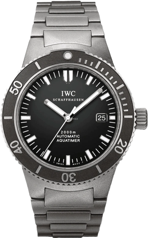 IWC,GST Aquatimer 42mm,42mm,Titanium,Black,Automatic,Date,World Time,IW353601