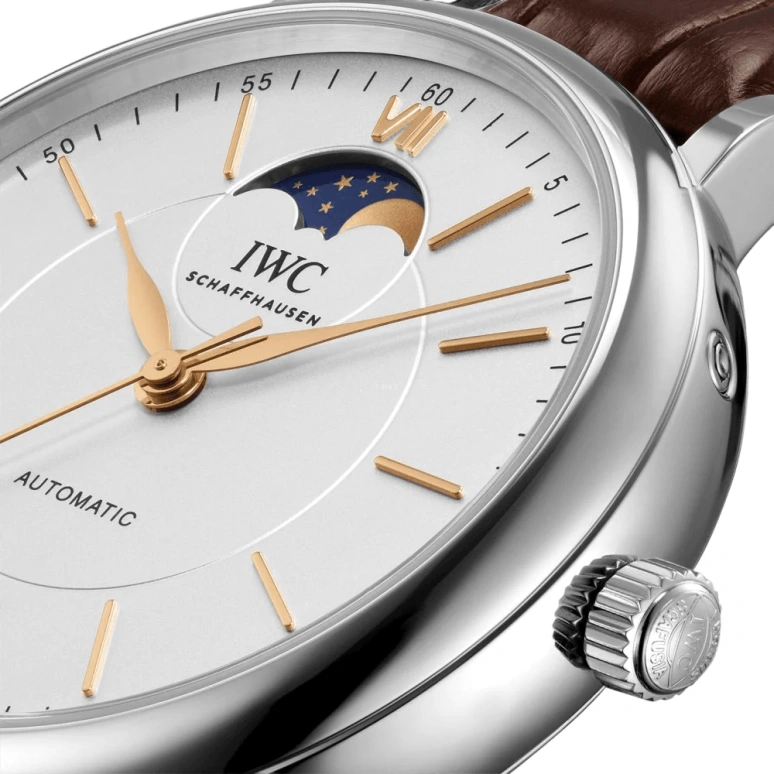 IWC,Portofino 40mm,40mm,Stainless Steel,Silver,Automatic,Moonphase,42hours,IW459401