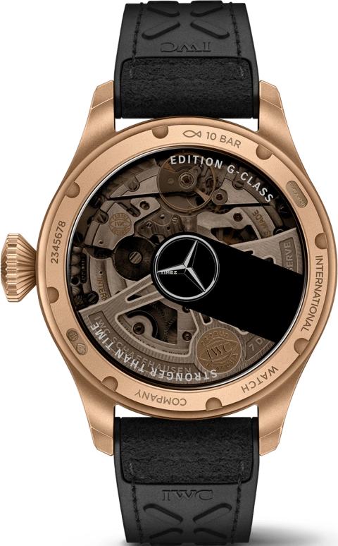 IWC,Big Pilot 46.20mm,46.20mm,Armor Gold,Black,Automatic,Day,Power Reserve Indicator,IW501201