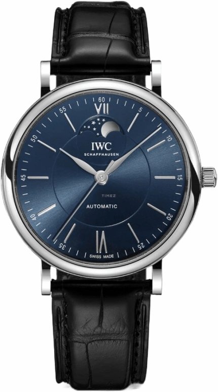 IWC,Portofino 40mm,40mm,Stainless Steel,Blue,Automatic,Moonphase,42hours,IW459402