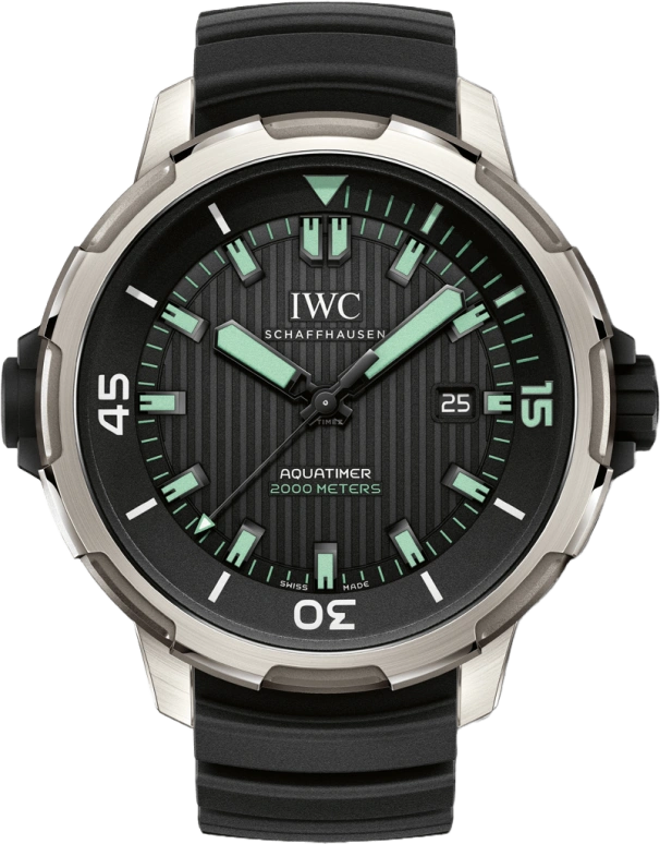 IWC,GST Aquatimer 45mm,45mm,Titanium,Black,Automatic,Date,Anti-magnetic,IW358002