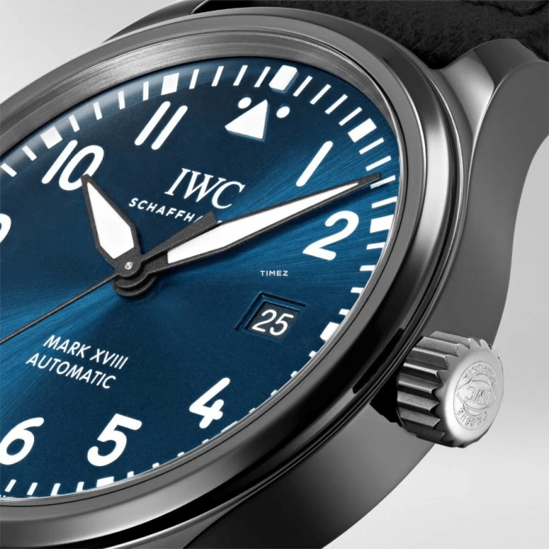 IWC,Pilot 41mm,41mm,Ceramic,Blue,Automatic,Day,Anti-magnetic,IW324703