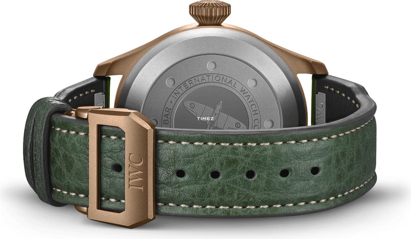 IWC,Big Pilot 43mm,43mm,Titanium,Bronze,Green,Automatic,Anti-magnetic,60hours,IW329702