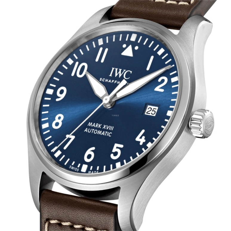 IWC,Pilot 40mm,40mm,Stainless Steel,Blue,Automatic,Date,Anti-magnetic,IW327010