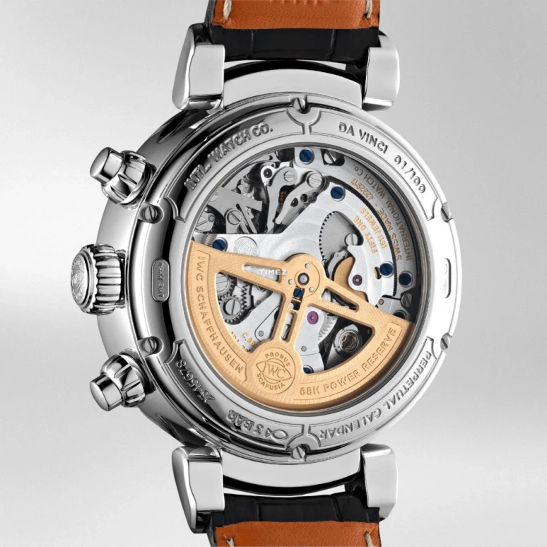 IWC,Da Vinci 43mm,43mm,Platinum,Silver,Automatic,Chronograph,Moonphase,Perpetual Calendar,Month,68hours,In-house Caliber,IW392104