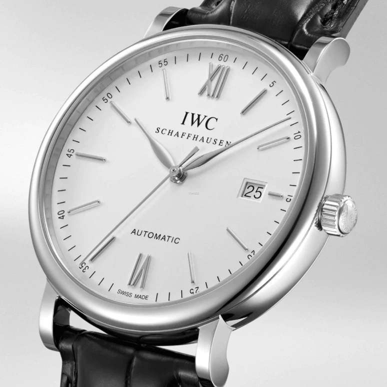 IWC,Portofino 40mm,40mm,Stainless Steel,Silver,Automatic,Day,42hours,IW356501