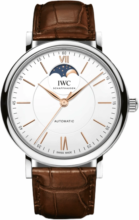 IWC,Portofino 40mm,40mm,Stainless Steel,Silver,Automatic,Moonphase,42hours,IW459401