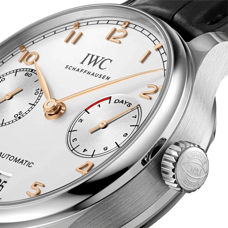 IWC,Portugieser 42.30mm,42.30mm,Stainless Steel,Silver,Automatic,Chronograph,Date,Power Reserve Indicator,IW500704