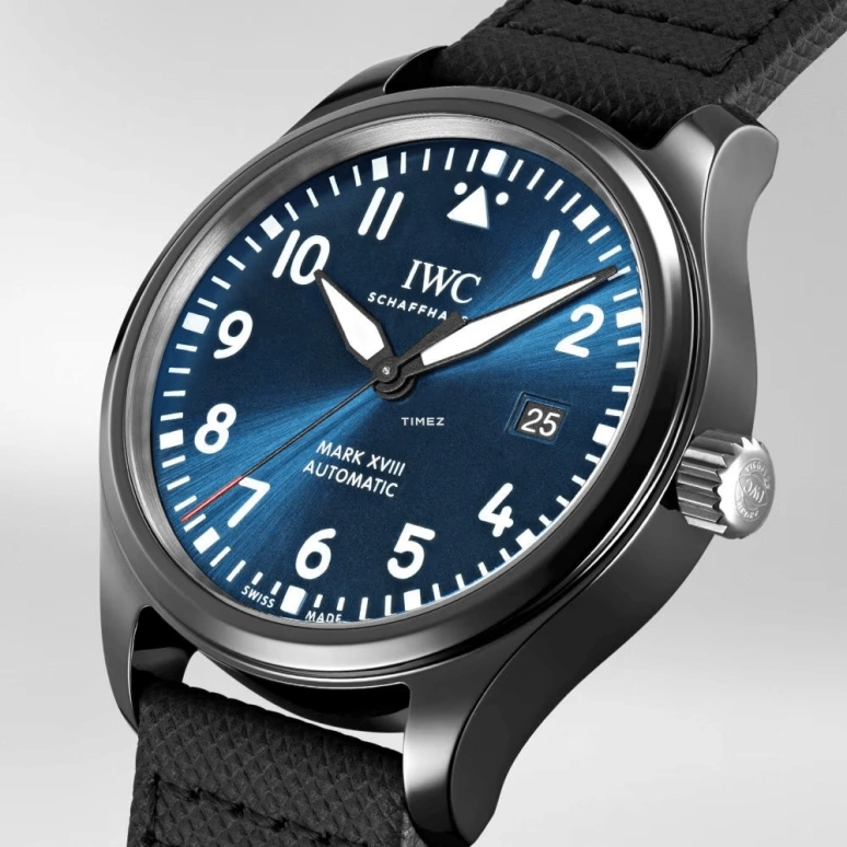 IWC,Pilot 41mm,41mm,Ceramic,Blue,Automatic,Day,Anti-magnetic,IW324703