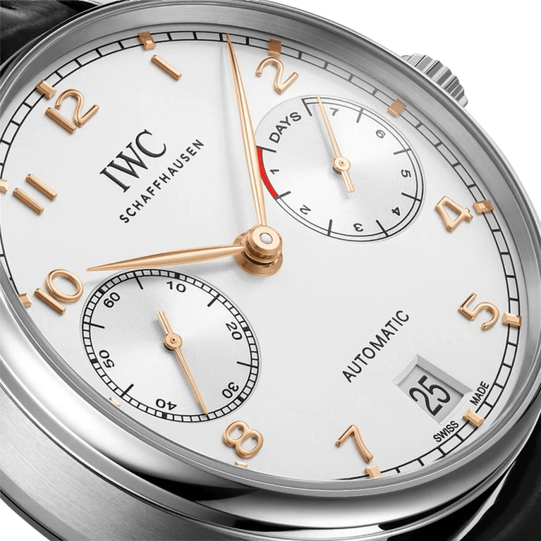 IWC,Portugieser 42.30mm,42.30mm,Stainless Steel,Silver,Automatic,Chronograph,Date,Power Reserve Indicator,IW500704