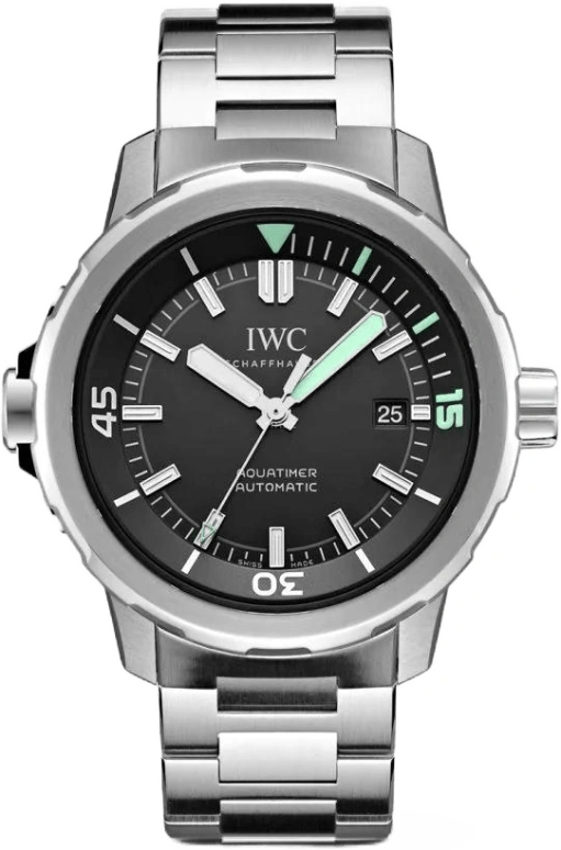 IWC,GST Aquatimer 42mm,42mm,Stainless Steel,Black,Automatic,Date,42hours,IW329002