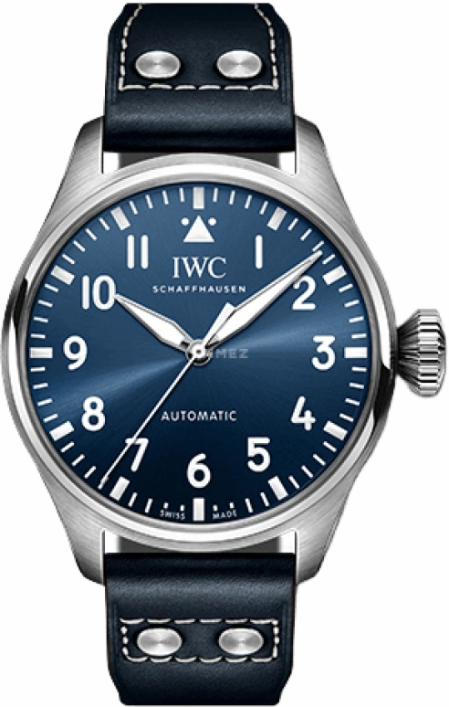 IWC,Big Pilot 43mm,43mm,Stainless Steel,Blue,Automatic,60hours,In-house Caliber,Timothée Chalamet,IW329303