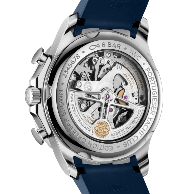 IWC,Portugieser 44.60mm,44.60mm,Stainless Steel,Blue,Automatic,Chronograph,Date,Flyback,Anti-magnetic,68hours,In-house Caliber,IW390704