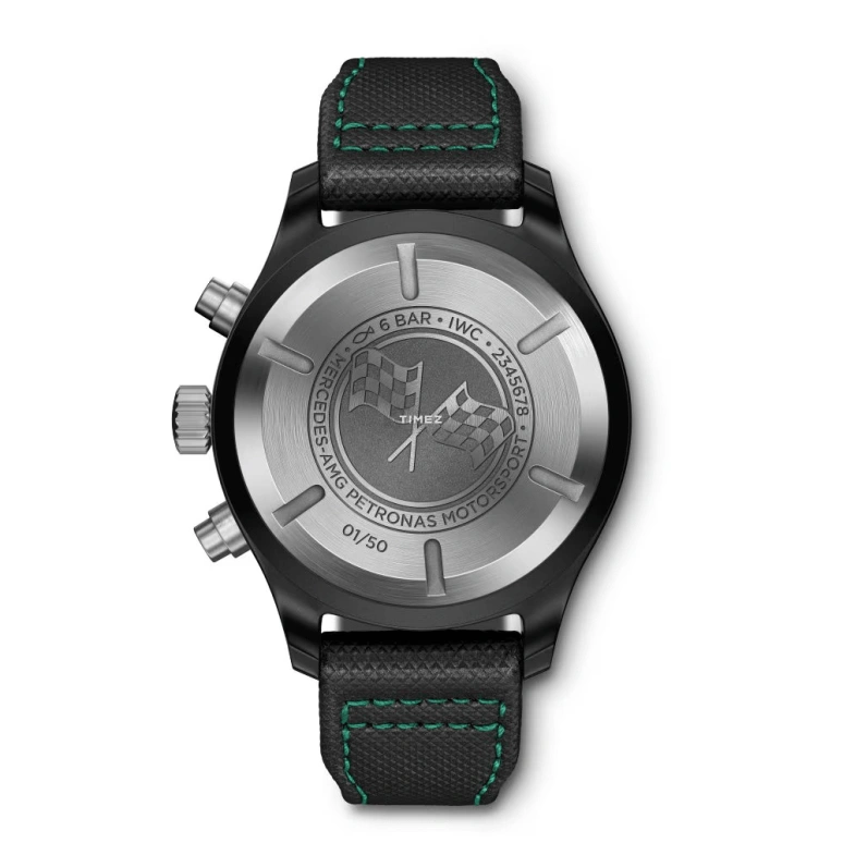 IWC,Pilot 44mm,44mm,Ceramic,Black,Automatic,Chronograph,Day,Flyback,Anti-magnetic,68hours,In-house Caliber,IW389005