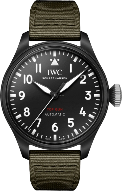 IWC,Big Pilot 43.80mm,43.80mm,Titanium,Ceramic,Black,Automatic,Anti-magnetic,60hours,IW329801