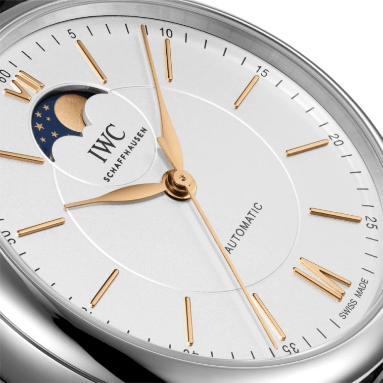 IWC,Portofino 40mm,40mm,Stainless Steel,Silver,Automatic,Moonphase,42hours,IW459401