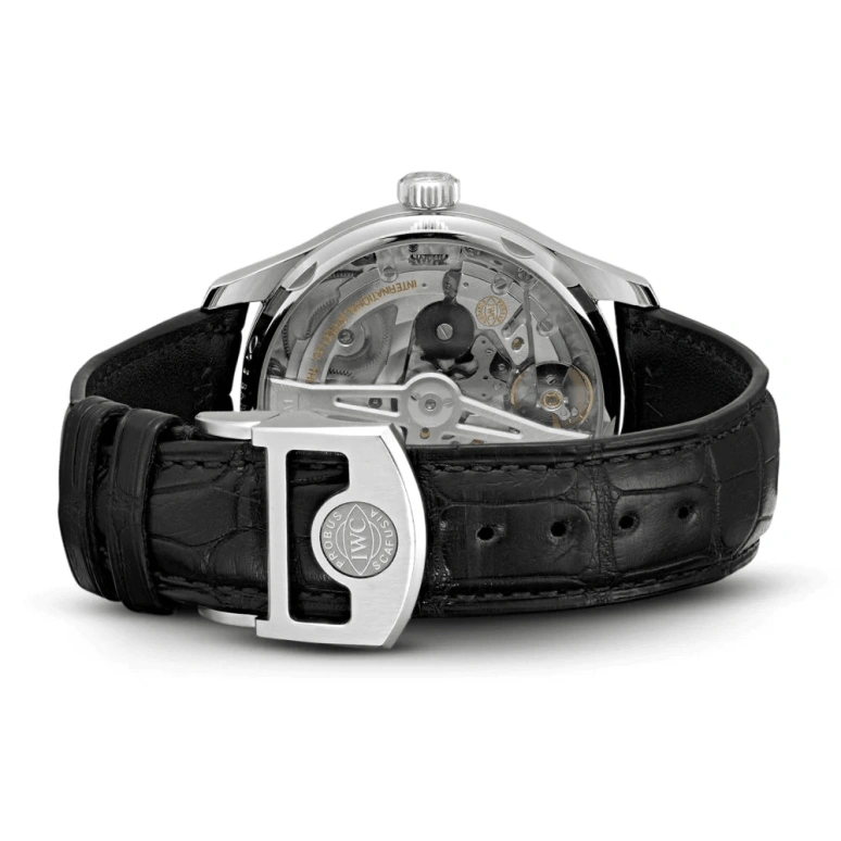 IWC,Portugieser 42.30mm,42.30mm,Stainless Steel,Blue,Automatic,Chronograph,Date,Power Reserve Indicator,IW500710