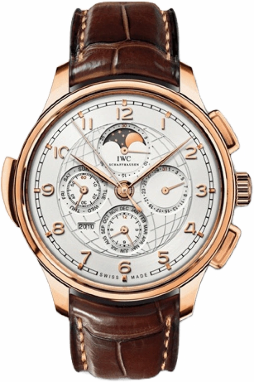 IWC,Portugieser 45mm,45mm,Red Gold,White,Automatic,Chronograph,Moonphase,Perpetual Calendar,Month,44hours,In-house Caliber,IW377402