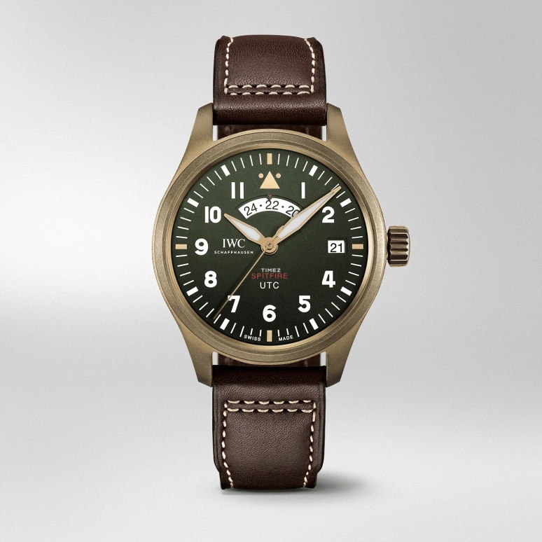 IWC,Pilot 41mm,41mm,Bronze,Green,Automatic,Day,Dule Time,Anti-magnetic,IW327101