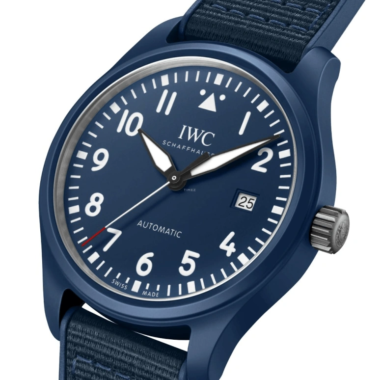 IWC,Pilot 41mm,41mm,Ceramic,Blue,Automatic,Day,Anti-magnetic,IW328101