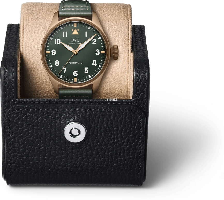 IWC,Big Pilot 43mm,43mm,Titanium,Bronze,Green,Automatic,Anti-magnetic,60hours,IW329702