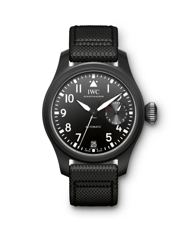 IWC,Big Pilot 46mm,46mm,Titanium,Ceramic,Black,Automatic,Date,Power Reserve Indicator,IW502005