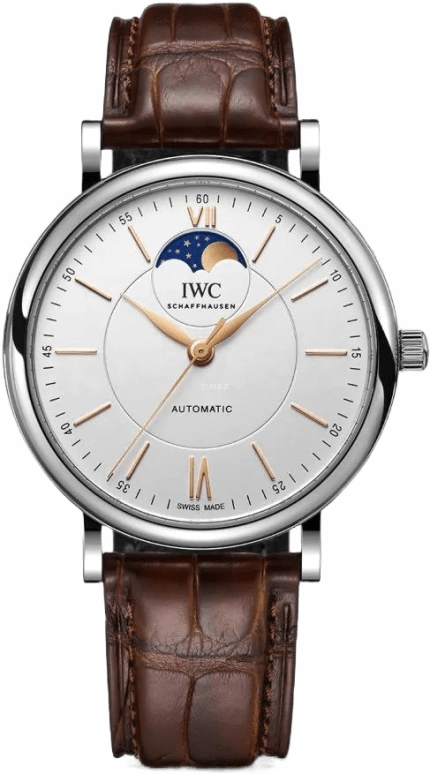 IWC,Portofino 40mm,40mm,Stainless Steel,Silver,Automatic,Moonphase,42hours,IW459401