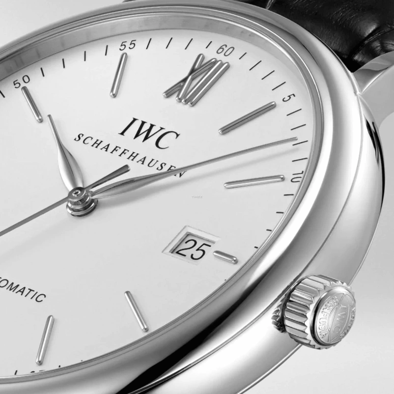 IWC,Portofino 40mm,40mm,Stainless Steel,Silver,Automatic,Day,42hours,IW356501