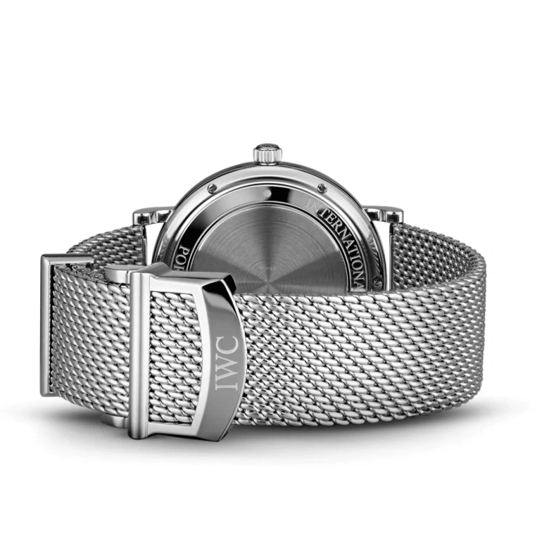 IWC,Portofino 40mm,40mm,Stainless Steel,Black,Automatic,Date,Anti-magnetic,IW356506