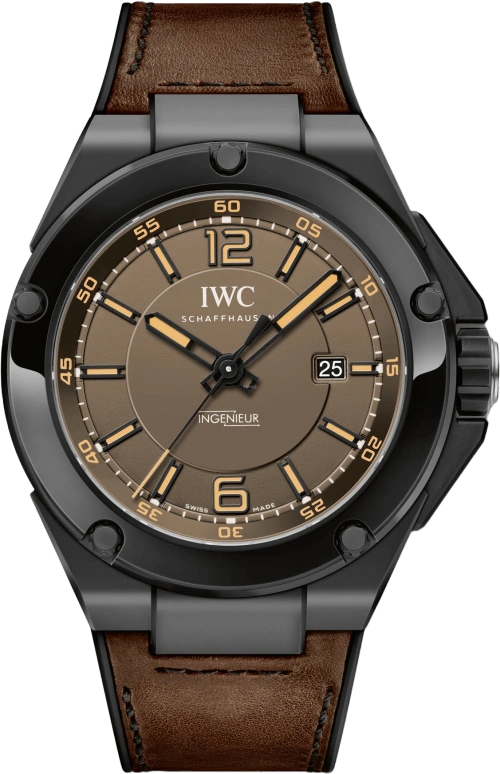 IWC,Ingenieur 46mm,46mm,Ceramic,Brown,Automatic,Date,Anti-magnetic,IW322504