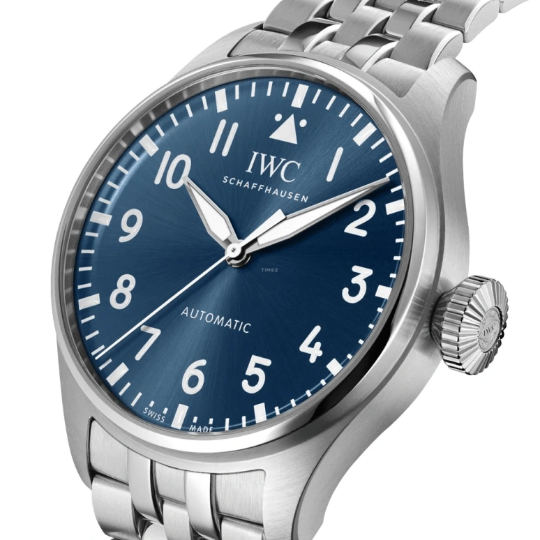 IWC,Big Pilot 43mm,43mm,Stainless Steel,Blue,Automatic,60hours,In-house Caliber,IW329304