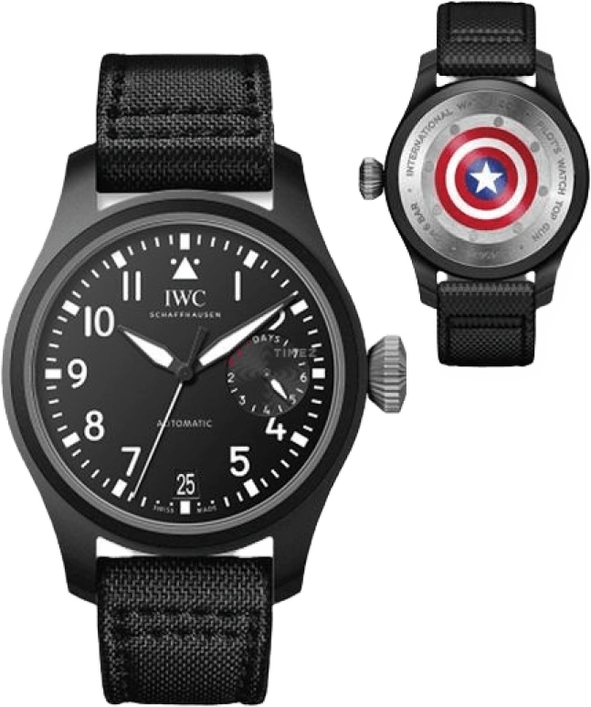 IWC,Big Pilot 46mm,46mm,Titanium,Ceramic,Black,Automatic,Date,Power Reserve Indicator,IW502005