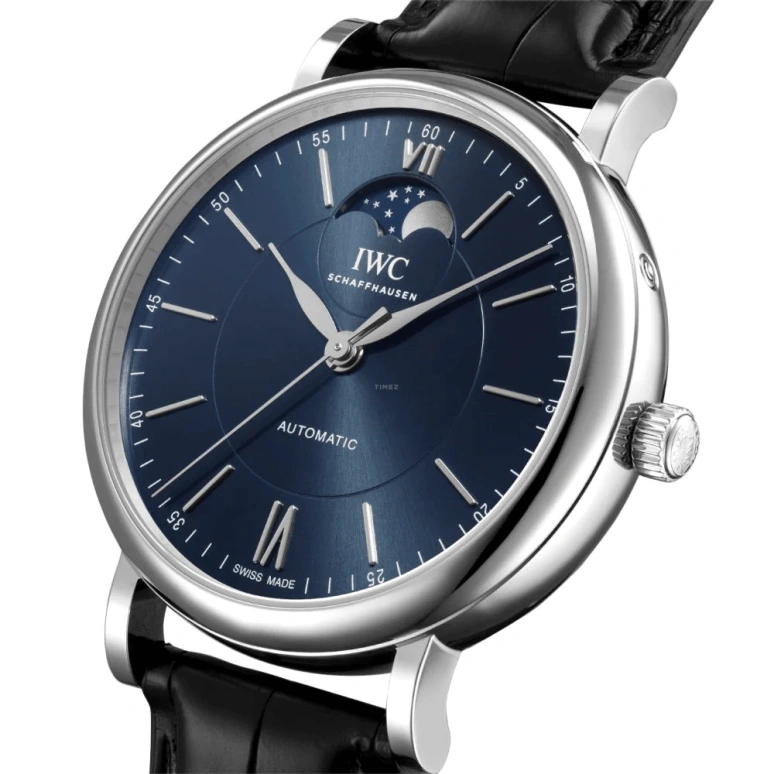 IWC,Portofino 40mm,40mm,Stainless Steel,Blue,Automatic,Moonphase,42hours,IW459402