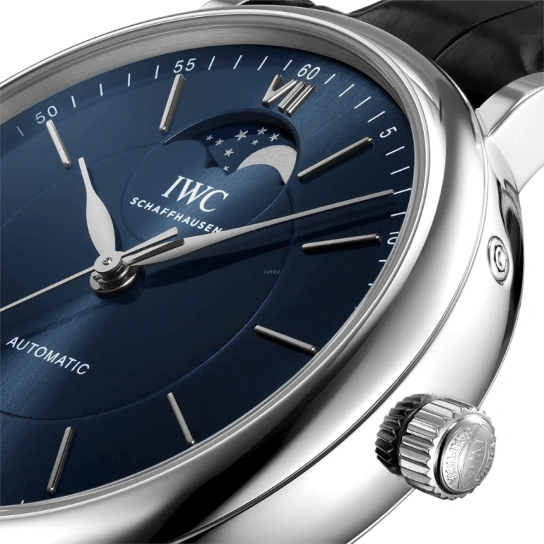 IWC,Portofino 40mm,40mm,Stainless Steel,Blue,Automatic,Moonphase,42hours,IW459402