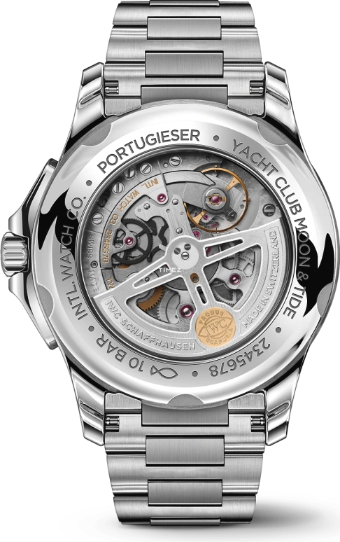 IWC,Portugieser 44.60mm,44.60mm,Stainless Steel,Black,Automatic,Moonphase,Day,Tide,IW344002