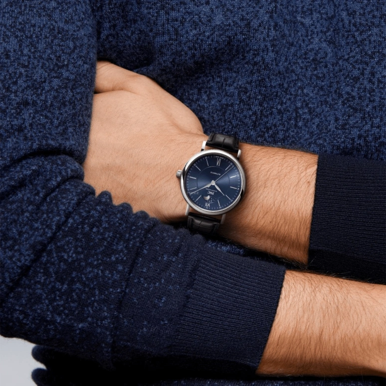 IWC,Portofino 40mm,40mm,Stainless Steel,Blue,Automatic,Moonphase,42hours,IW459402