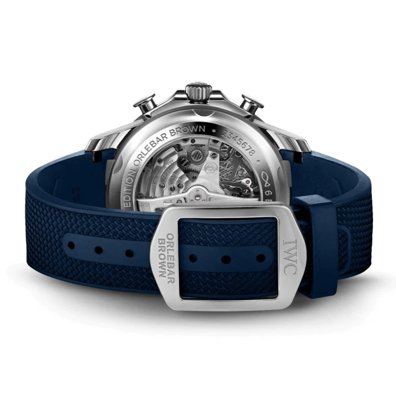 IWC,Portugieser 44.60mm,44.60mm,Stainless Steel,Blue,Automatic,Chronograph,Date,Flyback,Anti-magnetic,68hours,In-house Caliber,IW390704