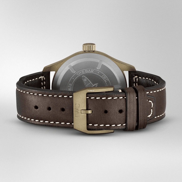 IWC,Pilot 41mm,41mm,Bronze,Green,Automatic,Day,Dule Time,Anti-magnetic,IW327101