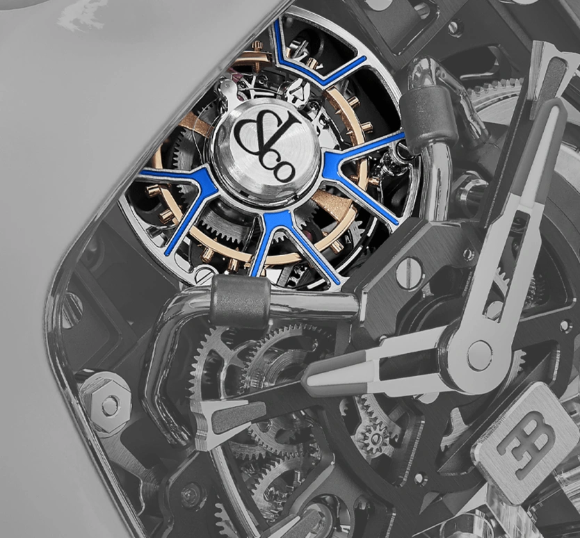 Jacob & Co.,Bugatti Chiron 55x44mm,55x44mm,Titanium,Ceramic,Black,Handwound,60hours,In-house Caliber,BU200,BU200.27.AA.UA.ABRUA